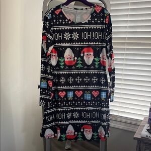 Festive Santa Christmas Dress